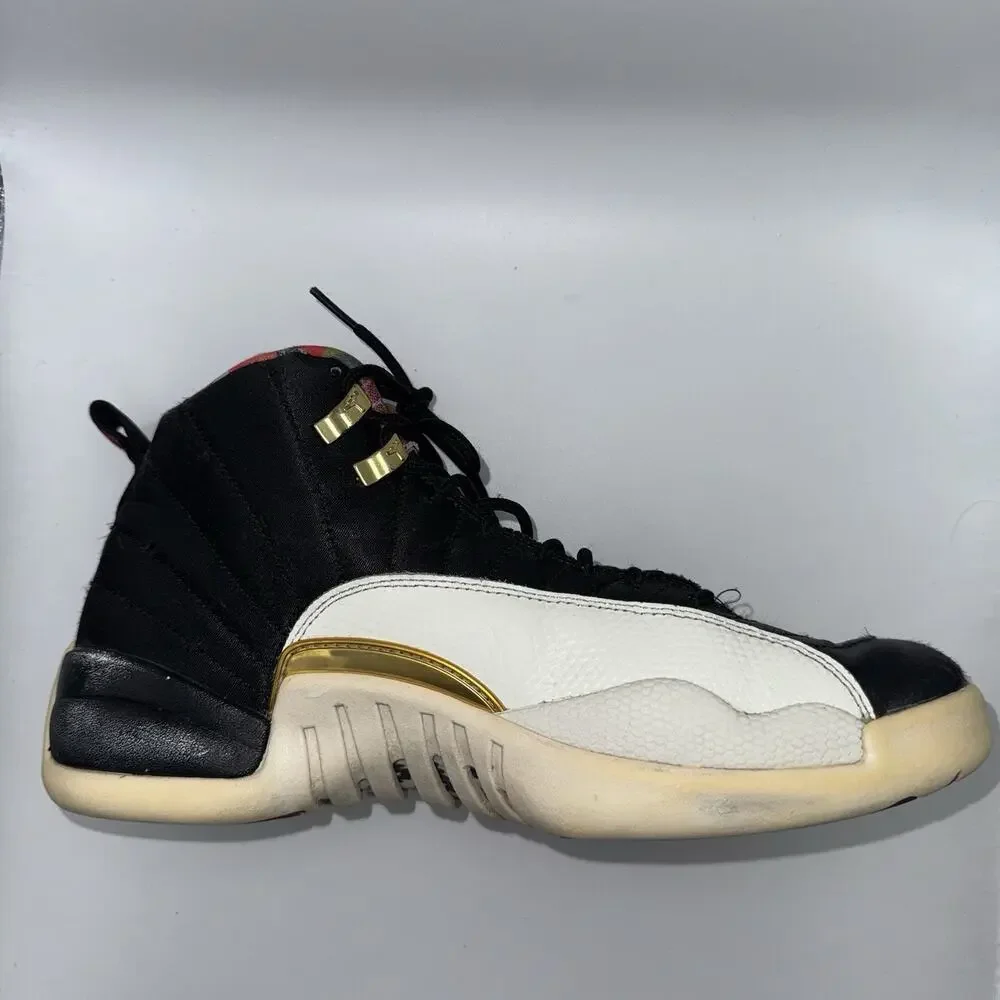 Air Jordan 12 Retro Chinese New Year 2019 Black Gold CI2977-006 Men’s 9.5